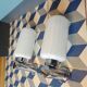Pair of Keuco Leuchten wall lights
