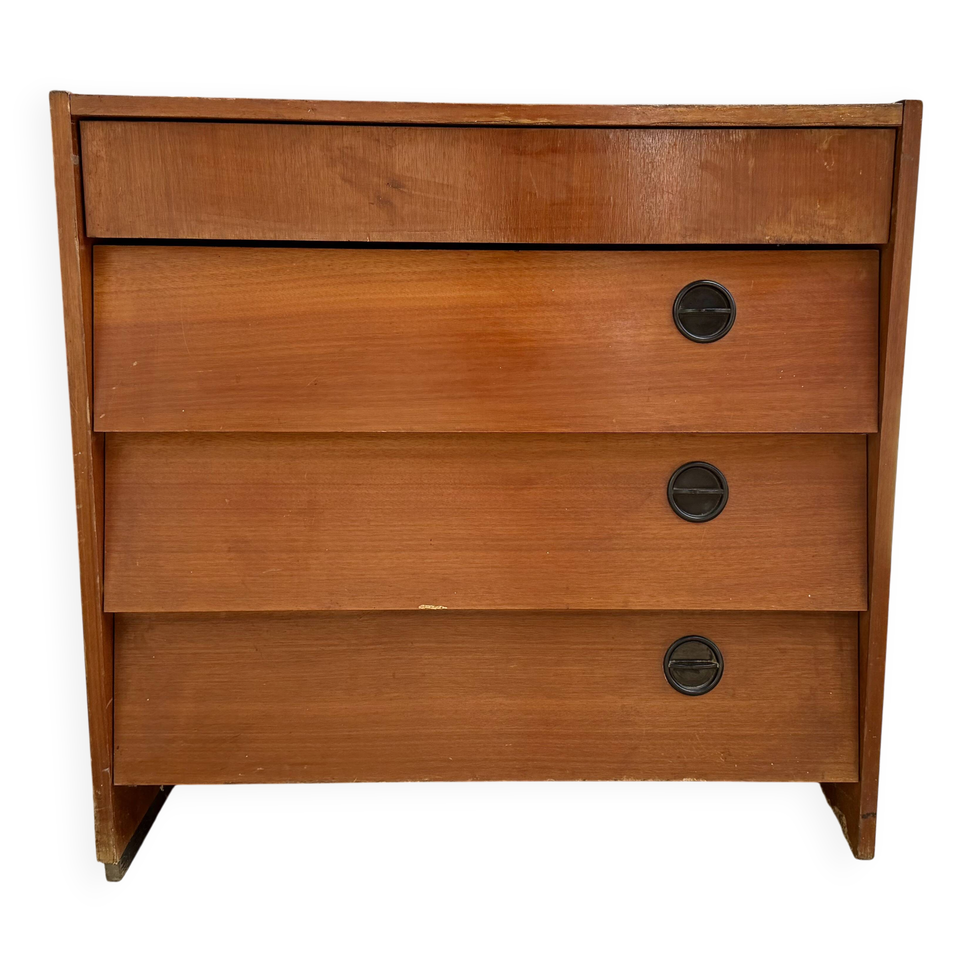 Vintage teak shoe cabinet – 1960s