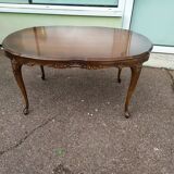 Table basse ovale bois - style Louis XV