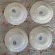 Set of 4 Hippolyte Boulenger ironstone soup plates