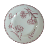 Round plate iron earth model "carnation" of Lunéville