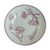 Round plate iron earth model "carnation" of Lunéville