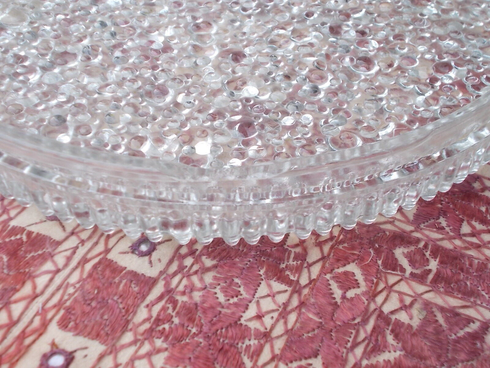 Very large pair of bubble glass ceiling lights by Staff 1960-70