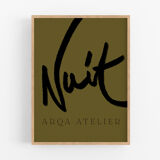 Abstract giclee art print, 50x70