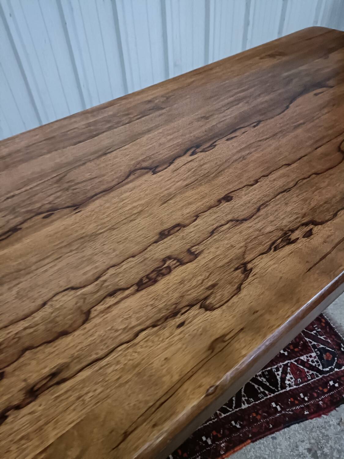Solid wood monastery table