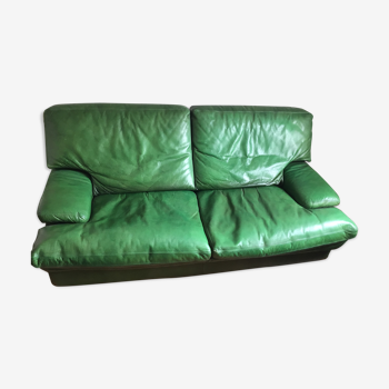 Convertible Roche Bobois leather sofa