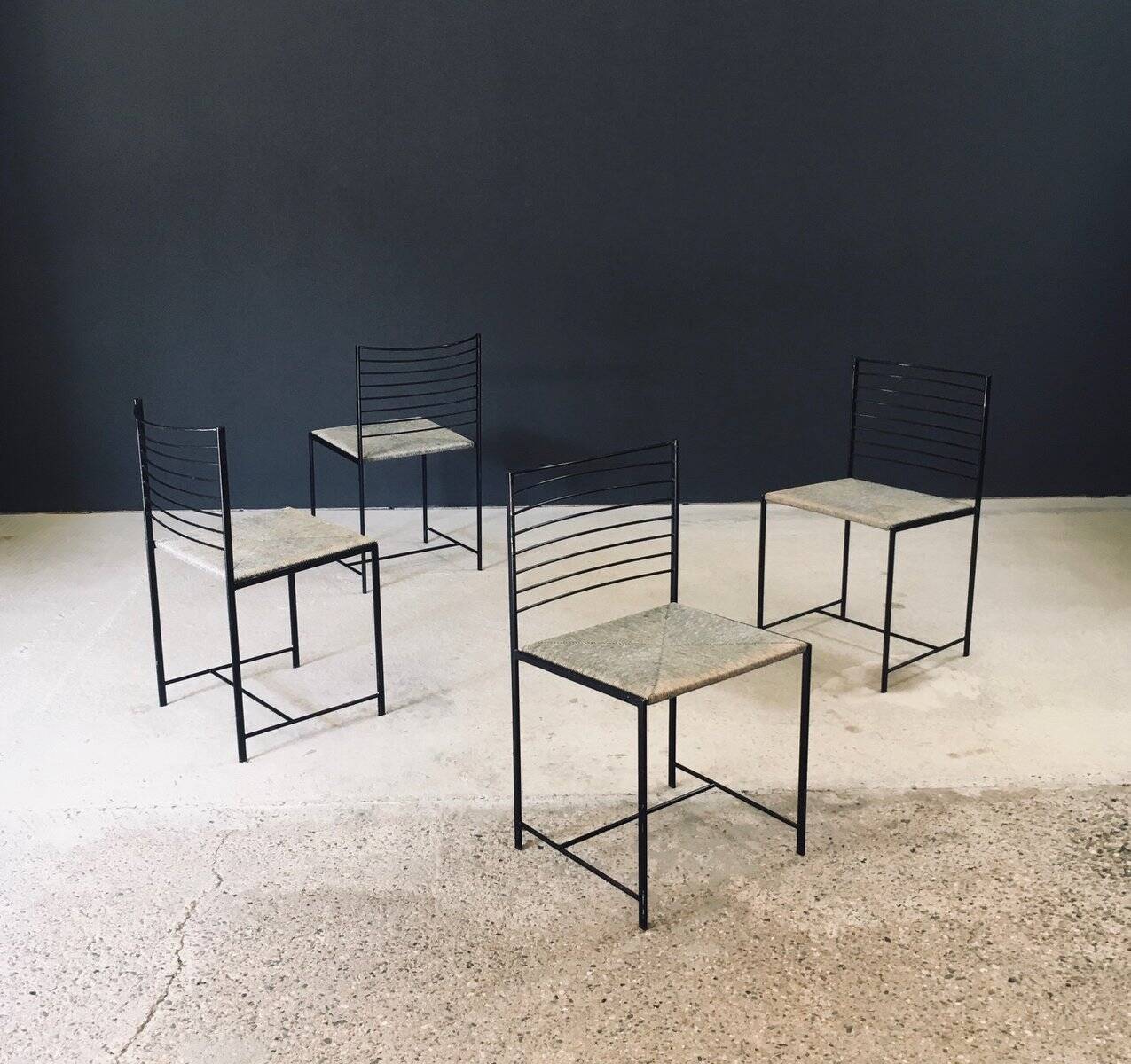 Postmodern Alice Dining Chairs from Cidue, Italy, 1980s, Set of 4