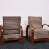 Fauteuils Art Déco hongrois, modèle 445, Szék és Faárugyár, Hongrie 1930