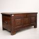 Antique oak wooden chest