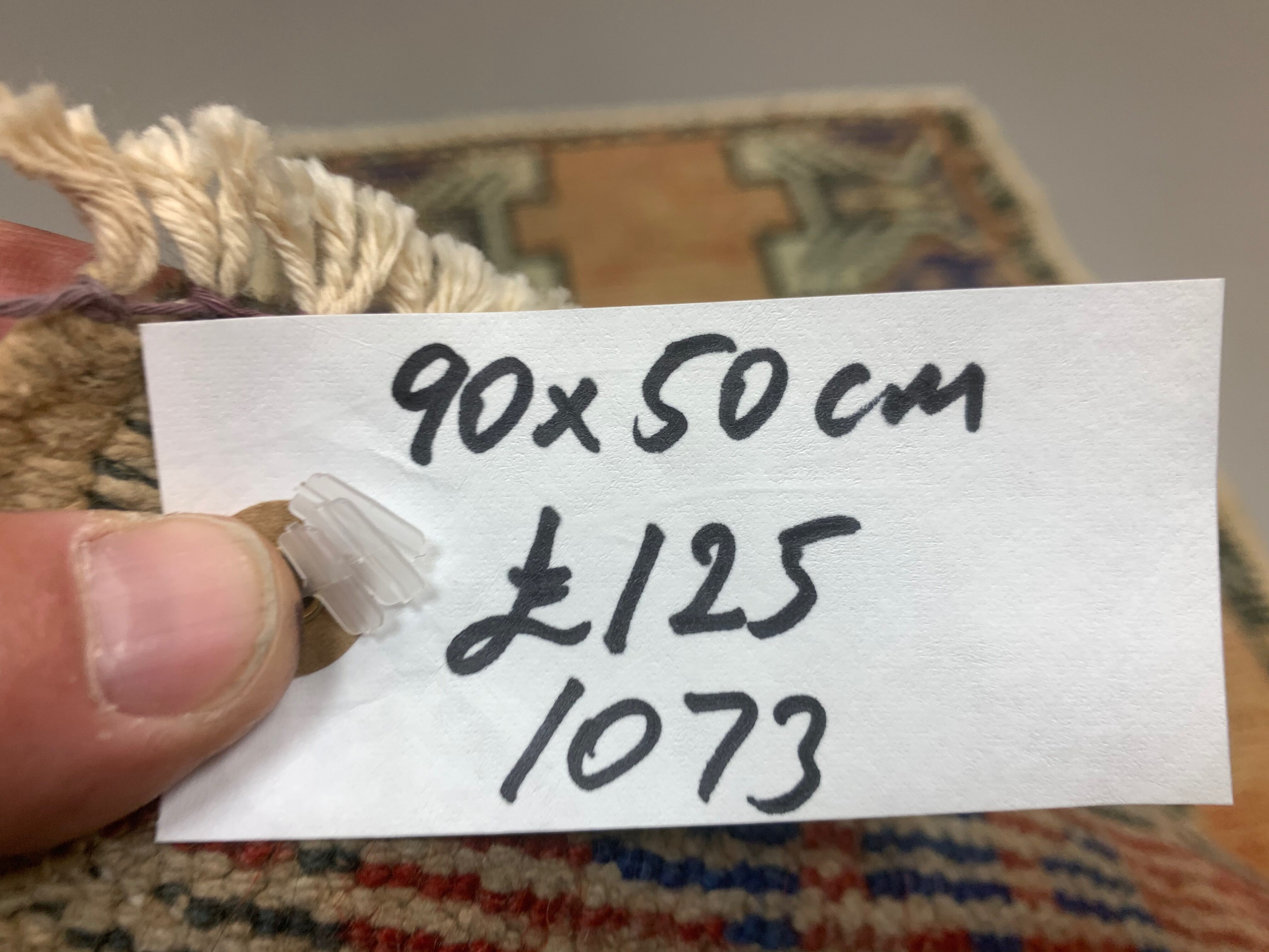 Turkish rug 90x50 cm