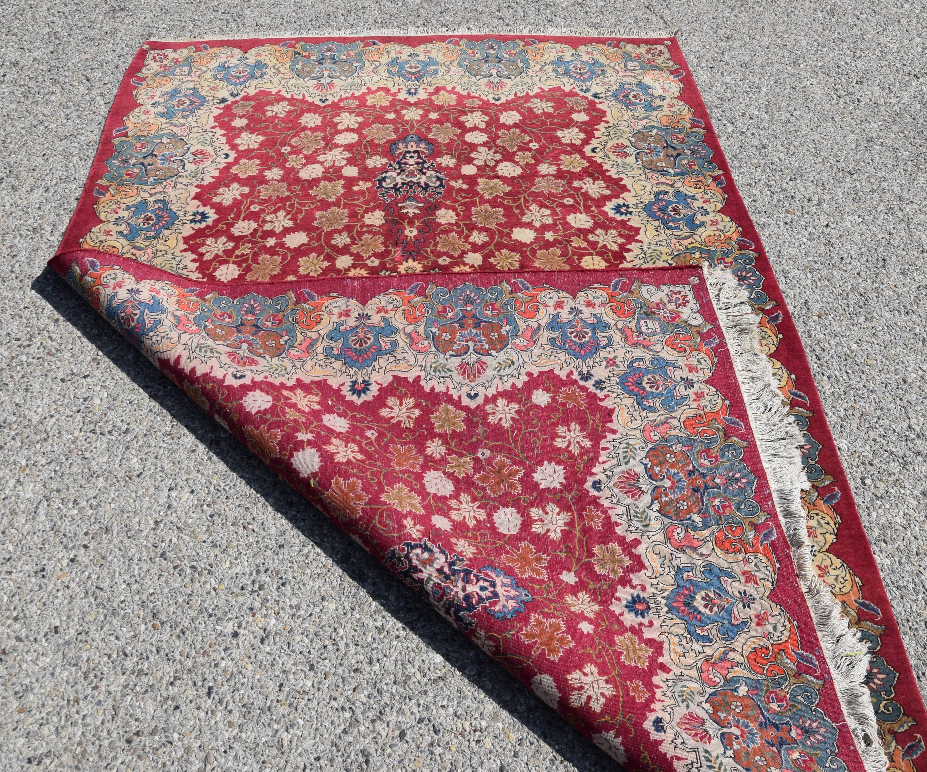 Oriental Iran Rug, Kashan Persian - 2.15 x 1.42 Meters