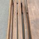 Old school desk desk in vintage wood 1950