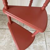 Old plant holder repainted in terracotta