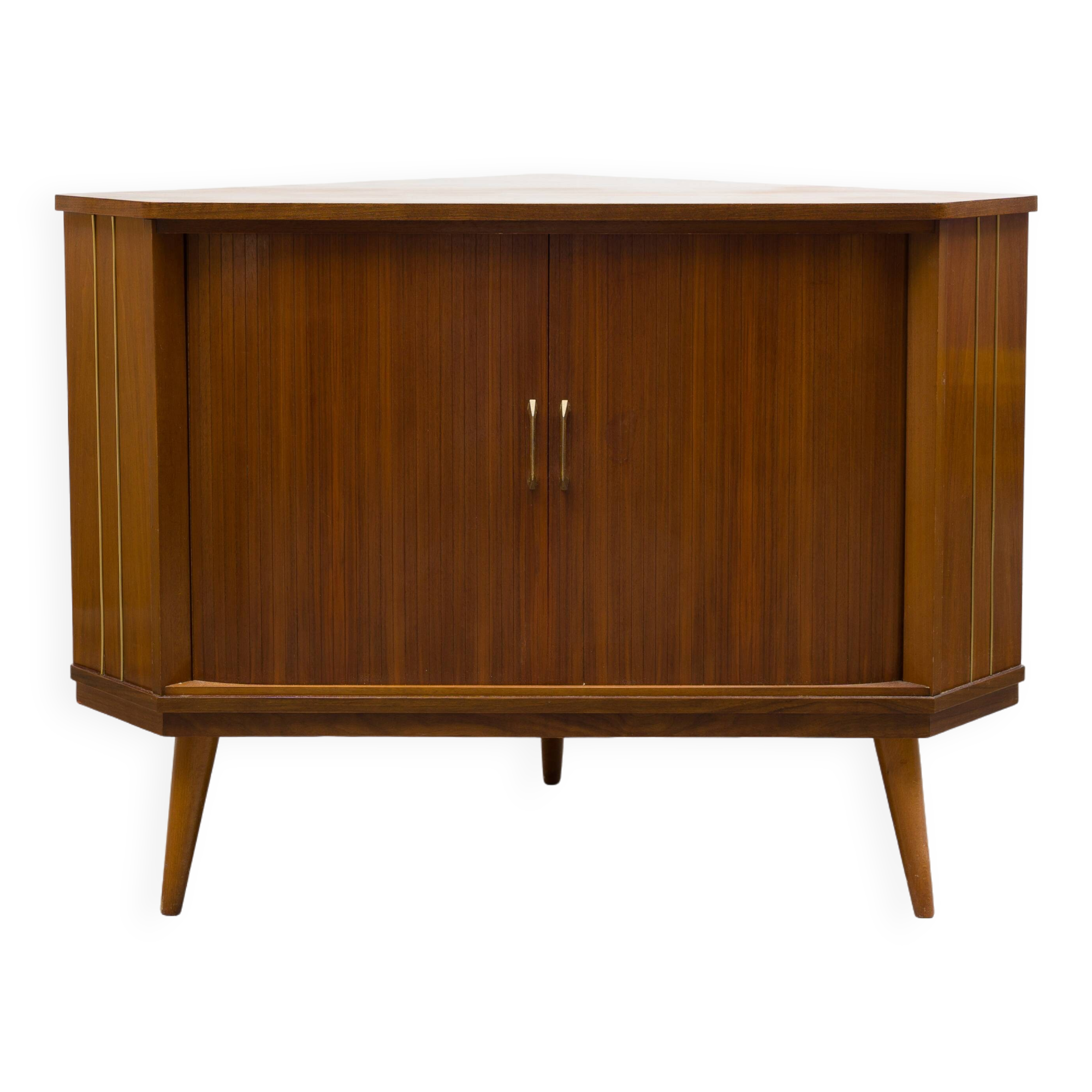 1950s chest of drawers/TV cabinet with sliding doors