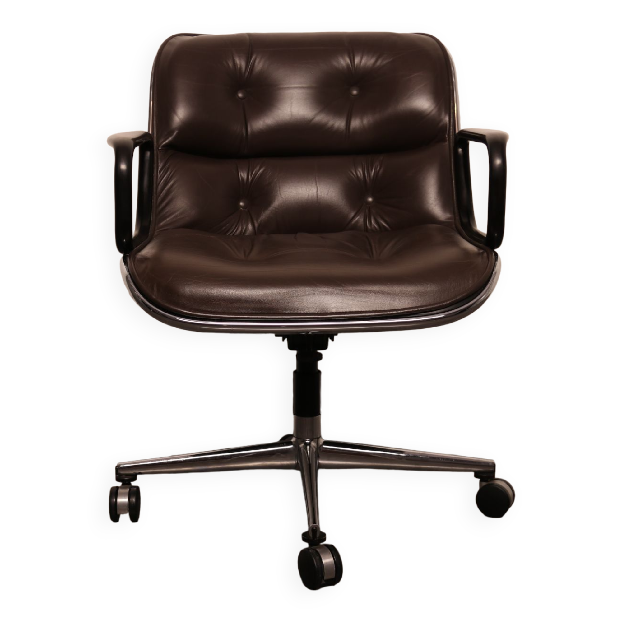 Executive office chair by Charles Pollock for Knoll - US - 1970's