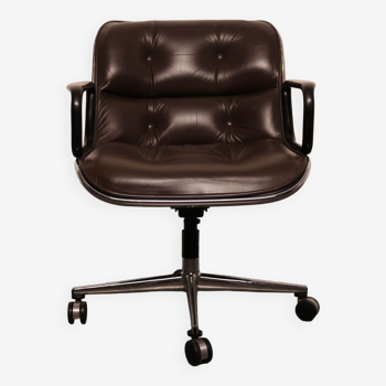 Executive office chair by Charles Pollock for Knoll - US - 1970's