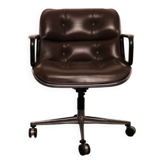 Executive office chair by Charles Pollock for Knoll - US - 1970's