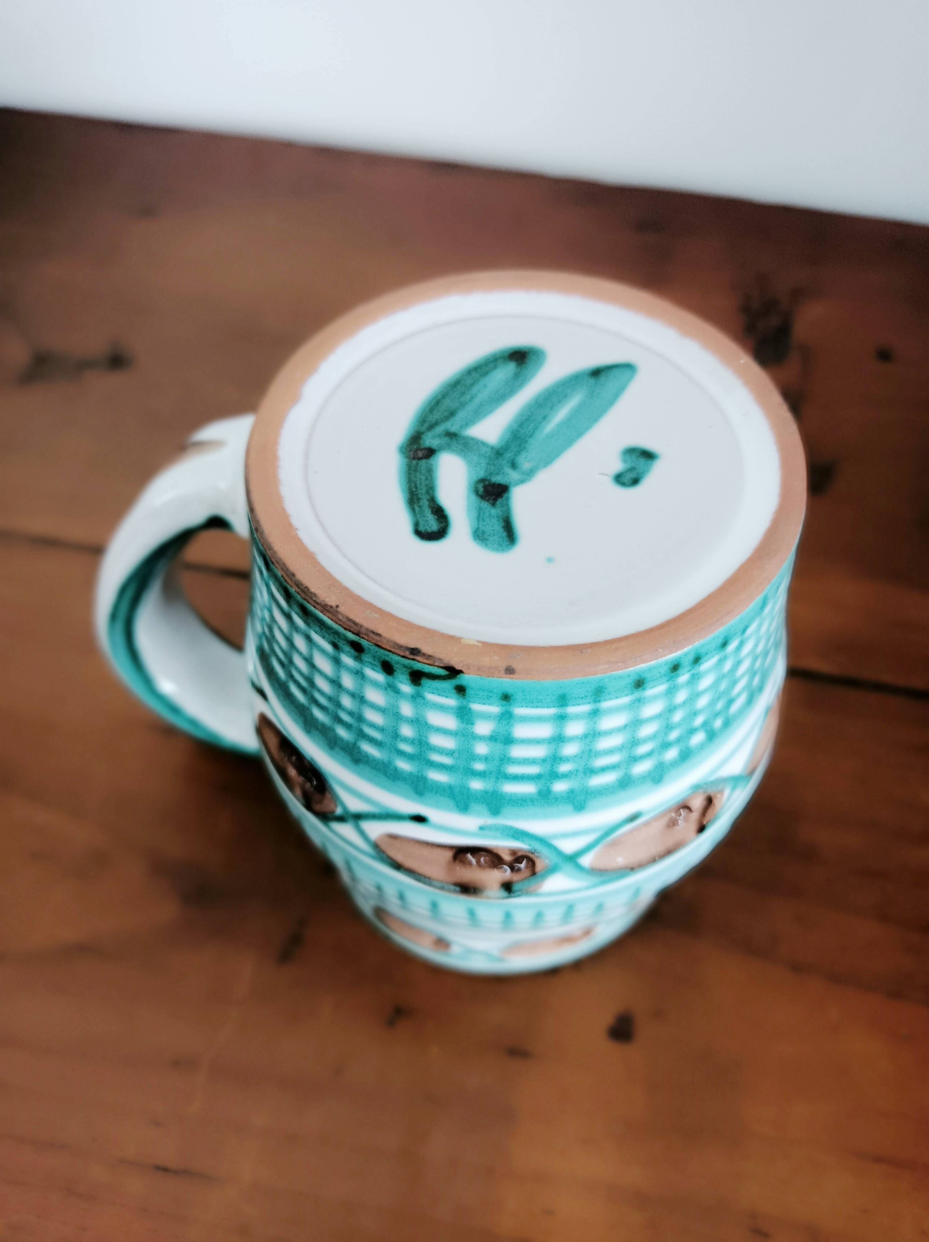 Robert Picault mug, cup, Vallauris