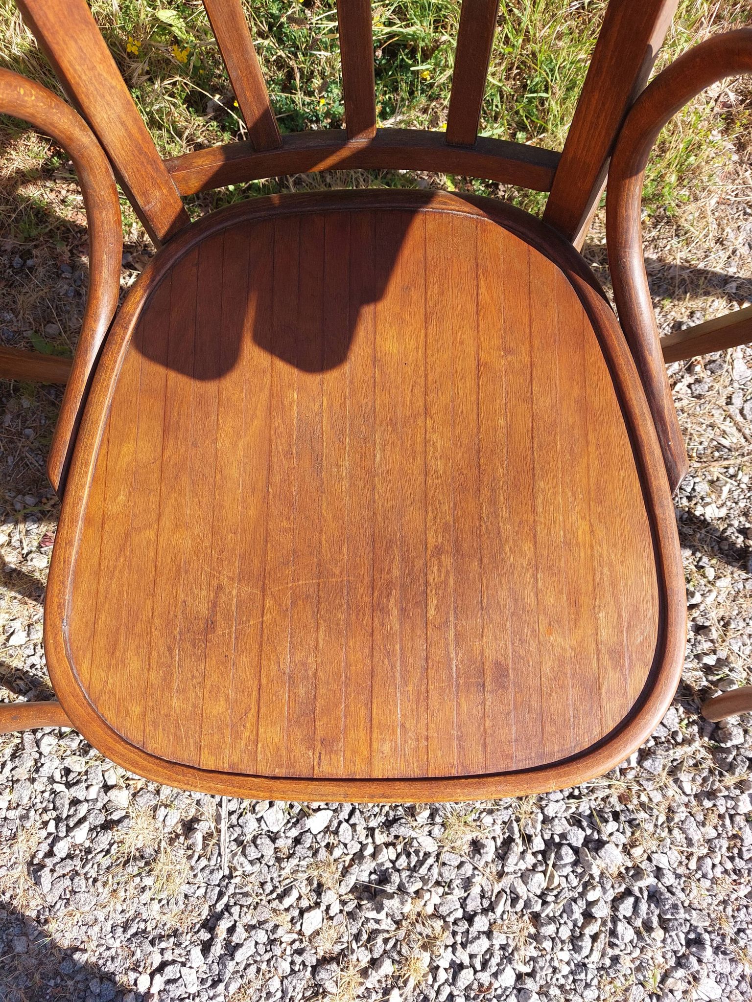 4 fauteuils Baumann en bois courbé