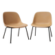 Pair of Fiber Lounge armchairs, Muuto