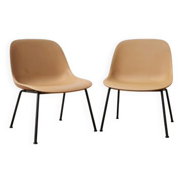 Pair of Fiber Lounge armchairs, Muuto