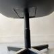 Velvet office chair with armrest by C. POLLOCK for Knoll