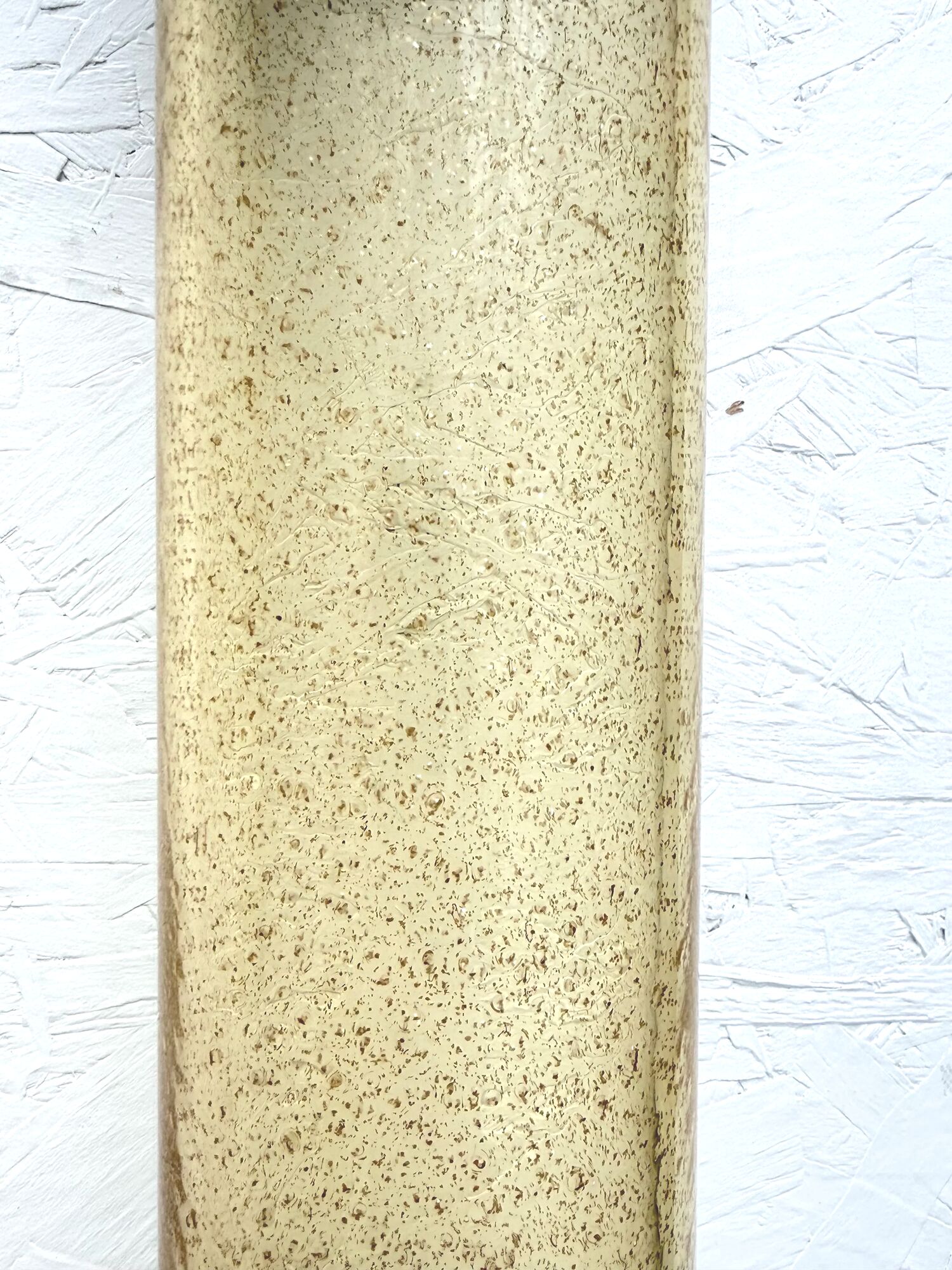 Pair of metal and Murano glass wall lights, 1980
