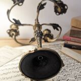 Late 19th century bronze candlestick