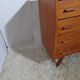 Scandinavian vintage dresser from the 60s teak feet compass