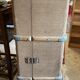 Old flat trunk totally covered with jute and wooden sleepers
