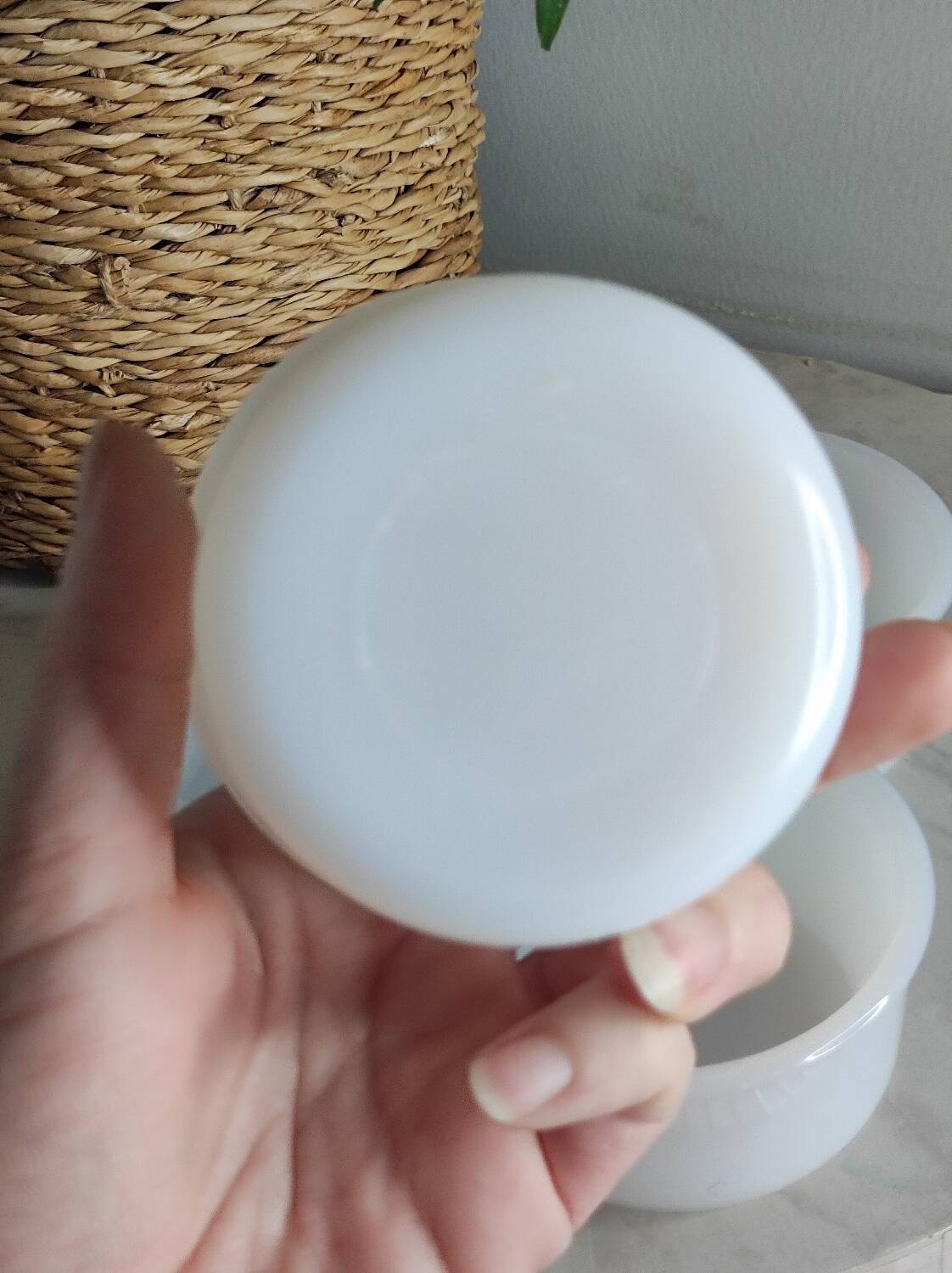 Vintage Arcopal Opaline Ramekins