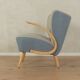 Fauteuil bicolore, années 1950