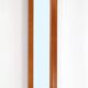 Minimalist Aarhus mid-century teak wall mirror / Danish modern design / 1960s / 1970s
