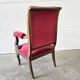 Chaise / fauteuil rose antique vintage