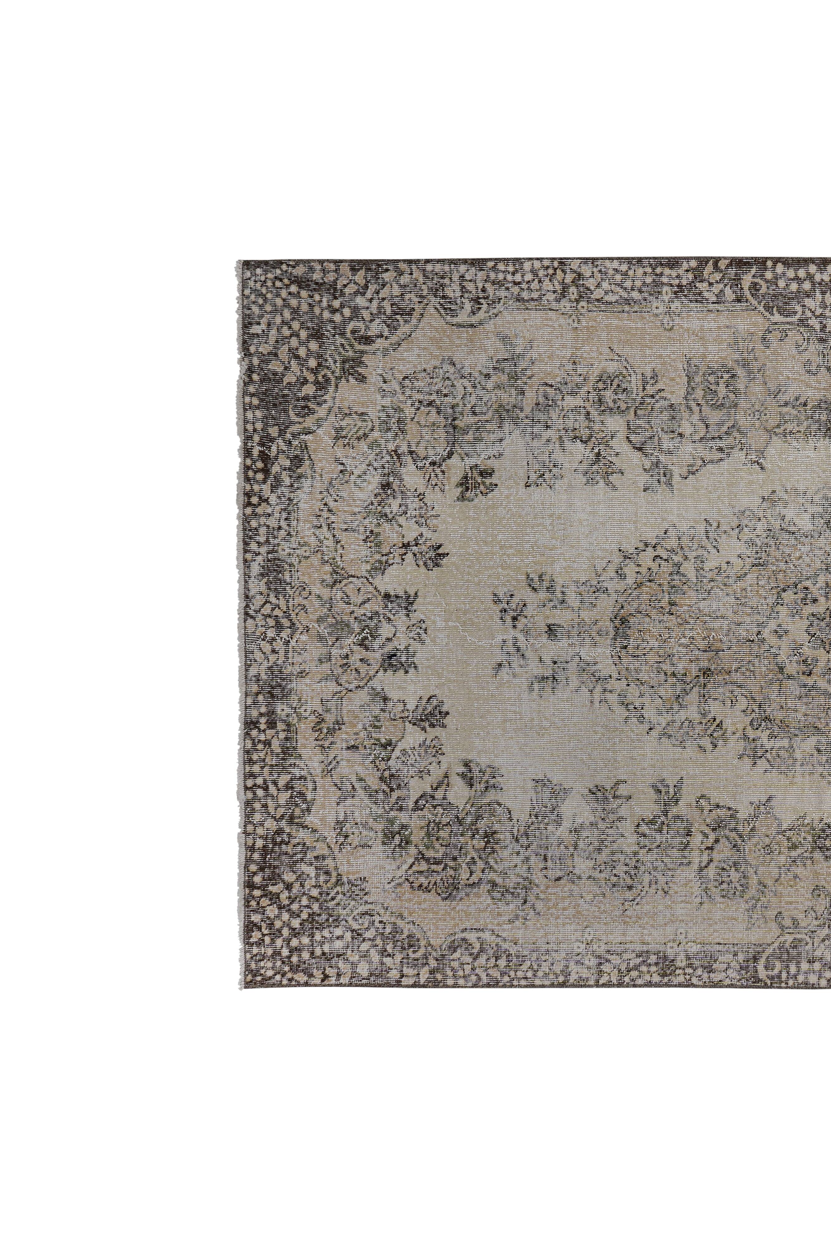 Vintage Turkish Oushak Handwoven Rug 170x270 cm