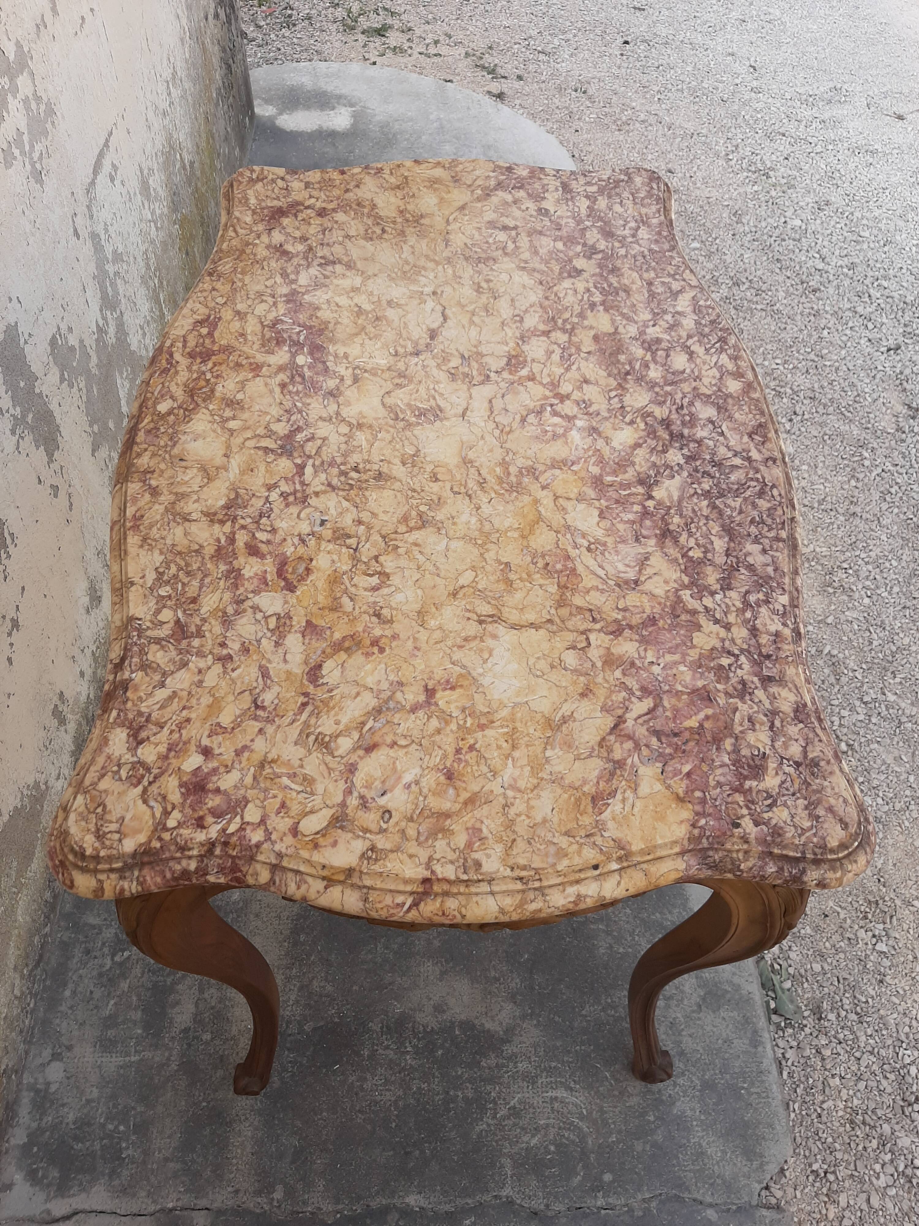 Table à gibier Louis XV en noyer