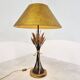 Vintage sheaf of wheat table lamp - 1960s