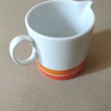 Set Cafetière + pot à lait Porcelaine THOMAS Vintage . Médaillon Luciana . Années 70