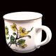 Set of 6 coffee cups and saucers Villeroy & Boch, vintage, Botanica