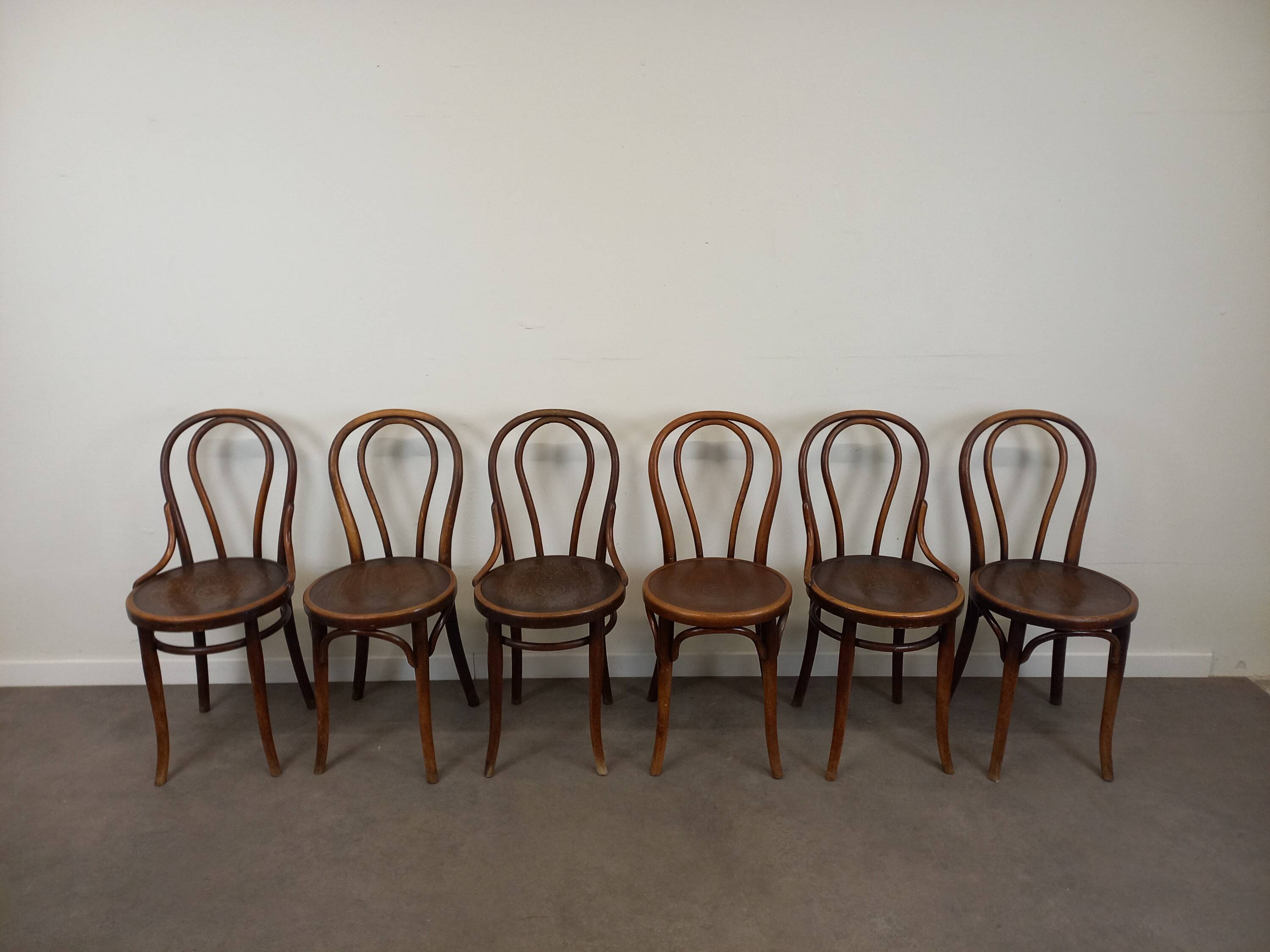 Thonet Bistro Chairs, Set of 6