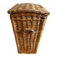 Panier osier rectangulaire