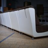 Italian Modular Space Age Design Sofa Set Chairs, Couch & Tables 1970s