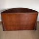 Vintage Console Wicker Trompe-l’Œil  Skirted Ghost Table