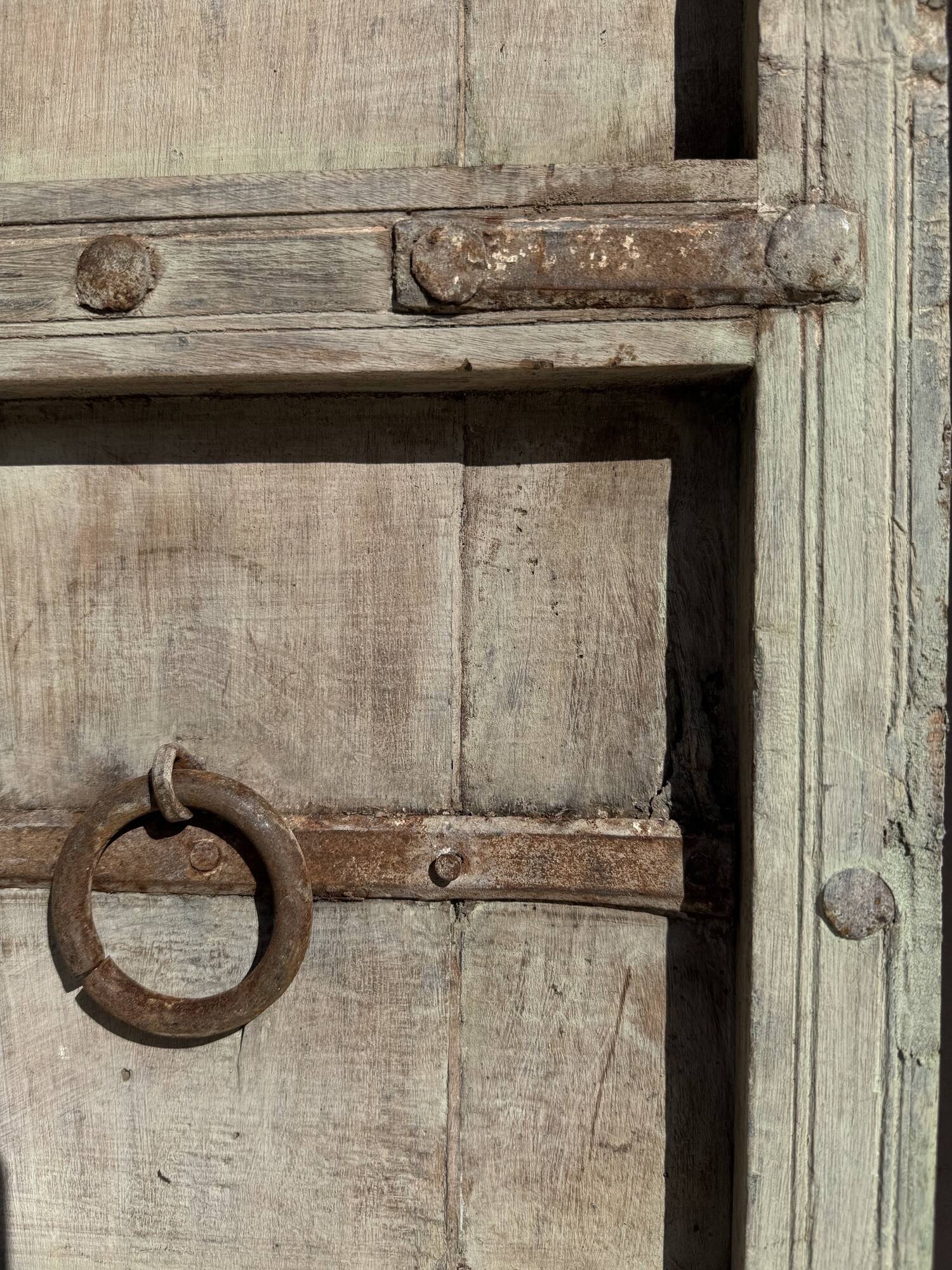 Ancienne paire de portes indiennes debut du XIX eme siecle