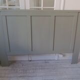 160 headboard made with old verdigris elements.