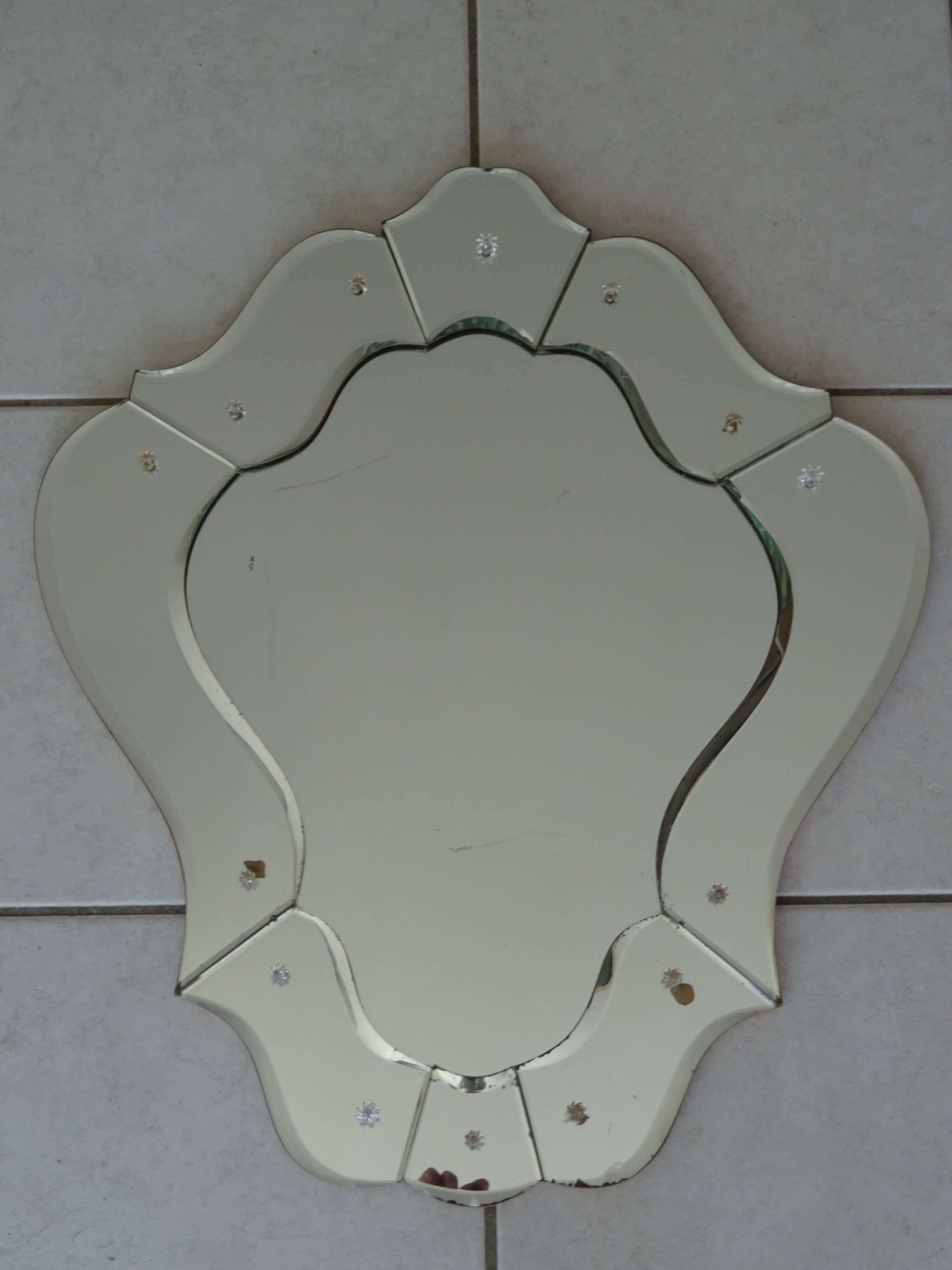 Venetian mirror Art Deco style