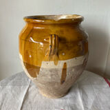 Large confit pot, salt cellar, late 19th century