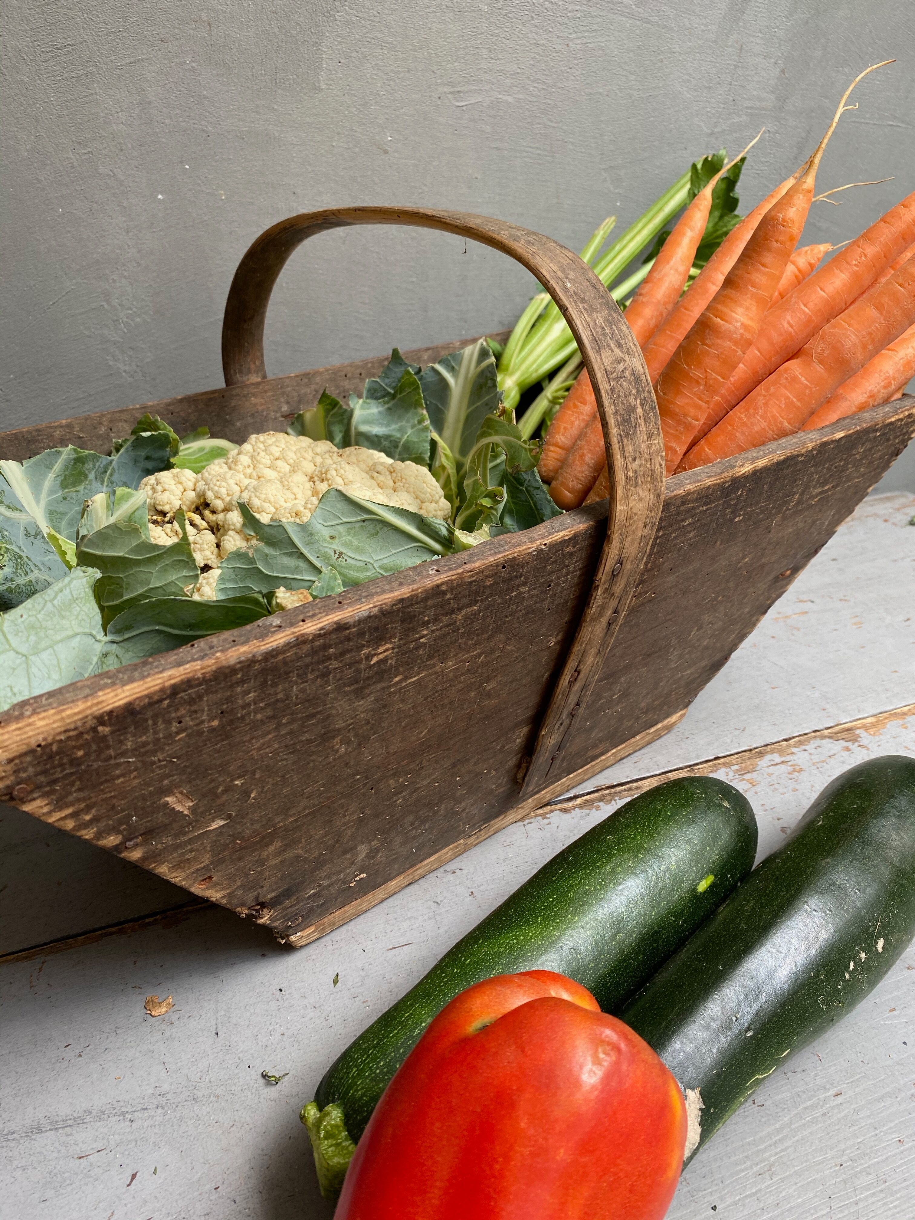 Former gardener's basket
