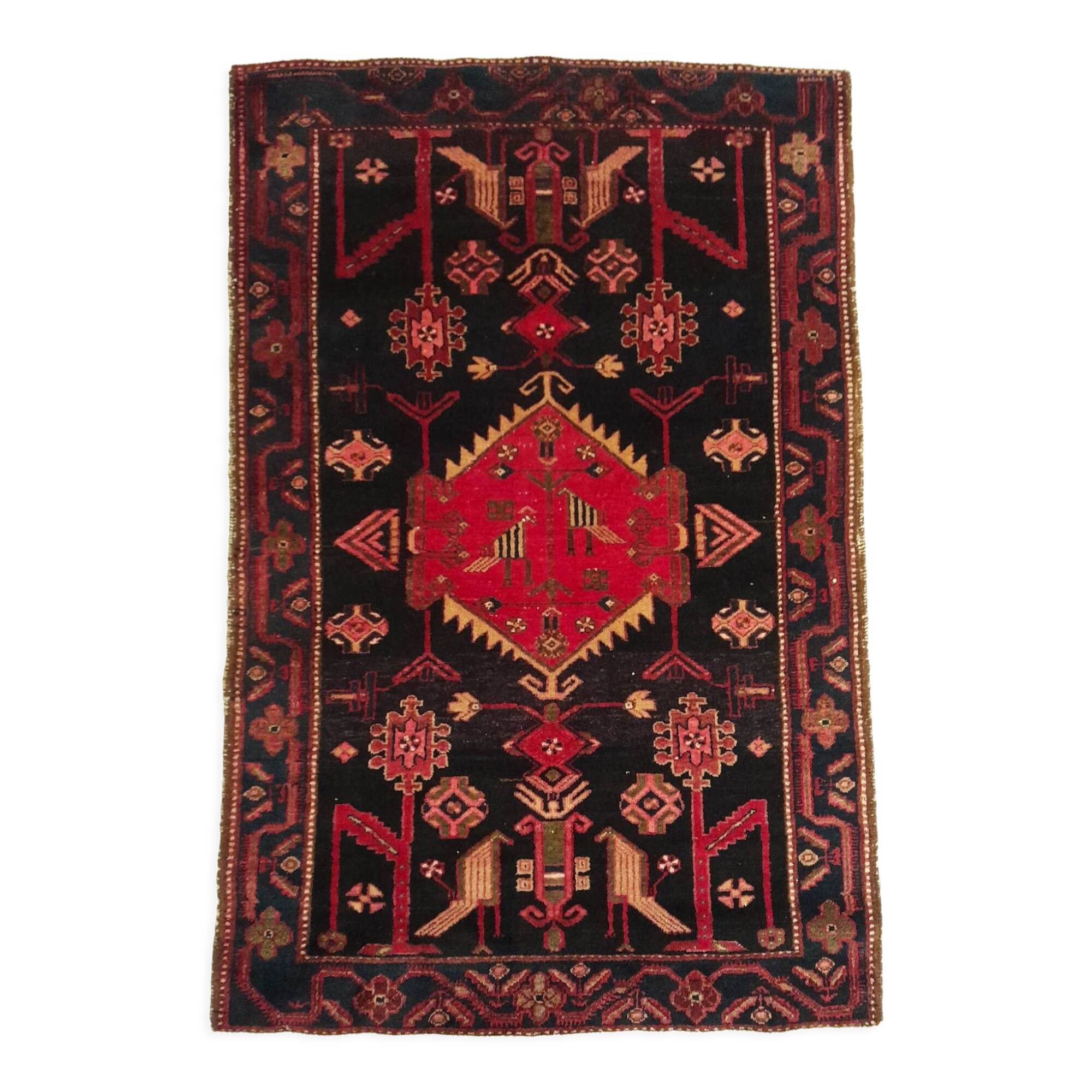 Handmade Persian Hamadan rug 169x109cm