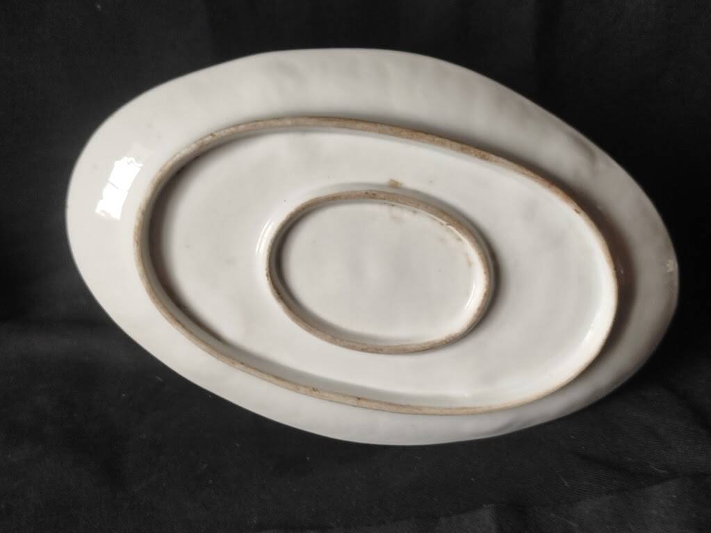 Superbe sauciere /1930/50 /decors floraux /dorures